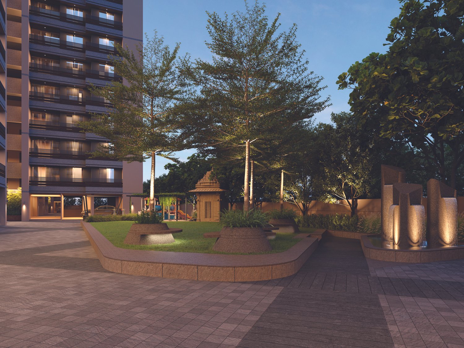 Trident Twilight View